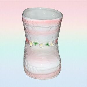 Vintage Repco Japan Porcelain Baby Bootie Planter 1961